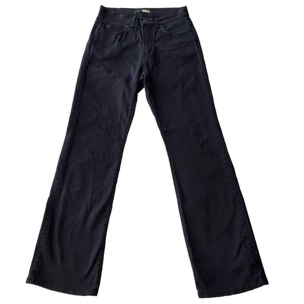 Focus Lifestyle Bootcut Midrise Stretchy Black Jeans Size 4